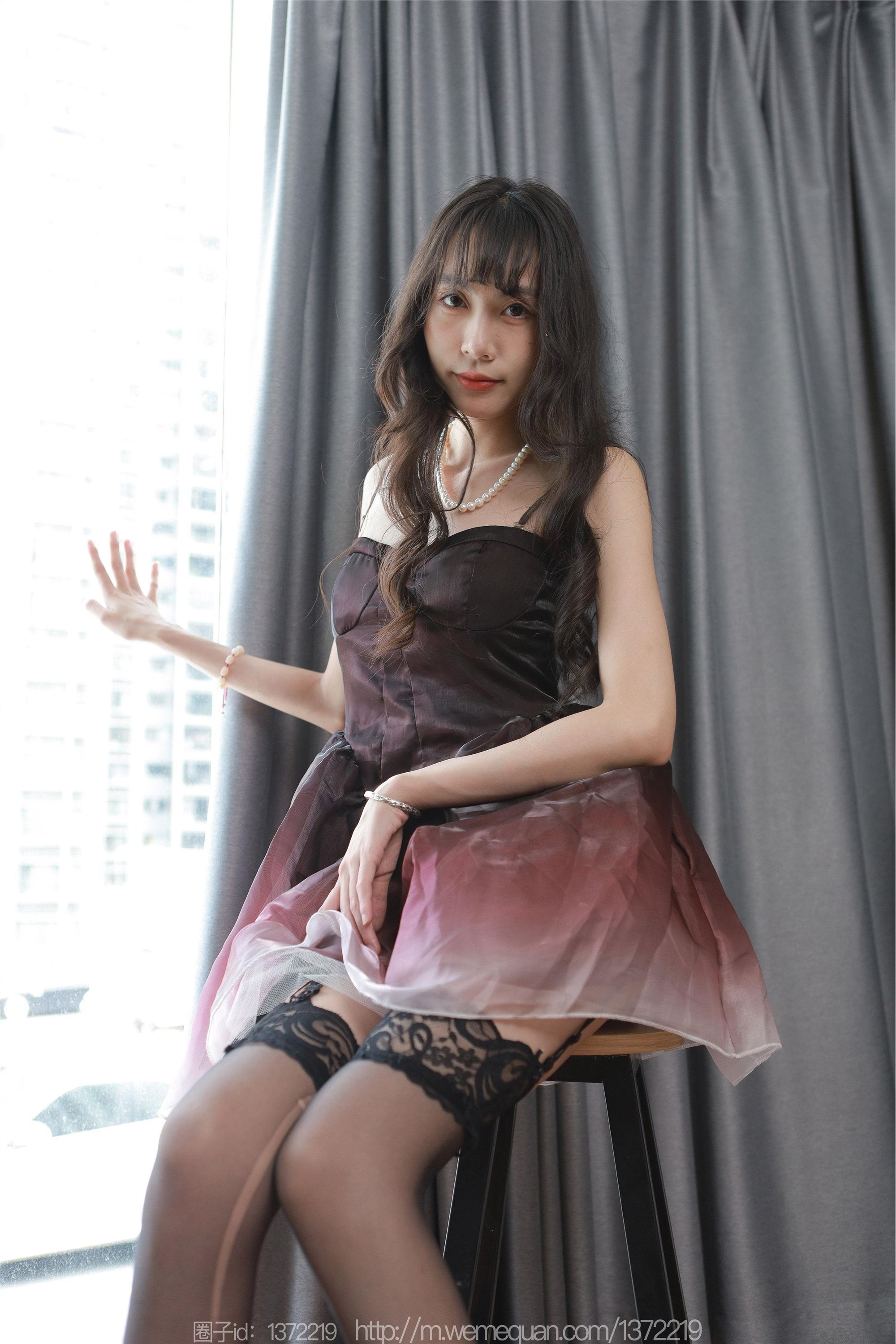 IESS异思趣向  2023.04.30 丝享家 1437 团团 《黑色吊带袜》